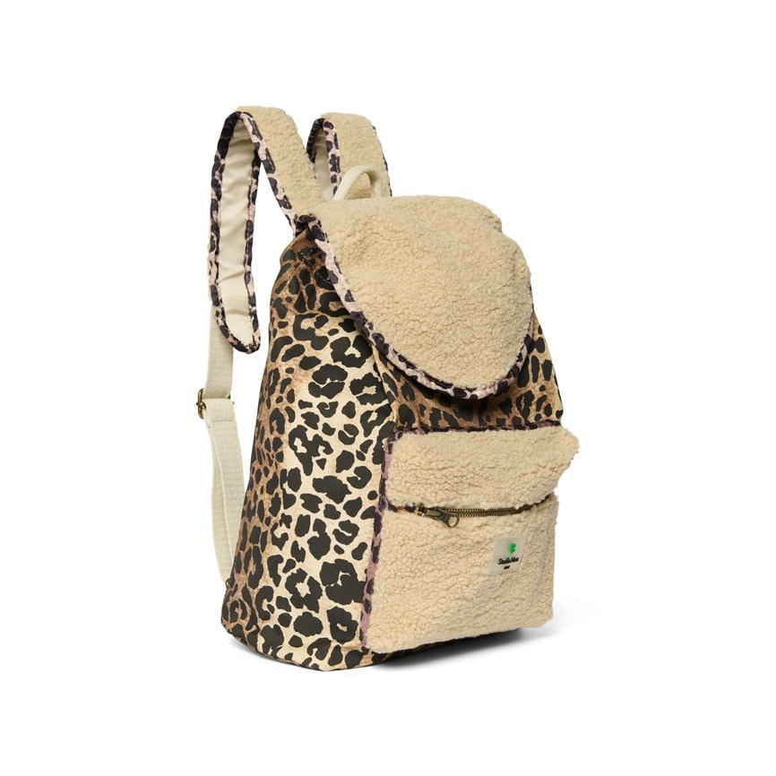 Rucksack Midi *Teddy Leopard*, Leo