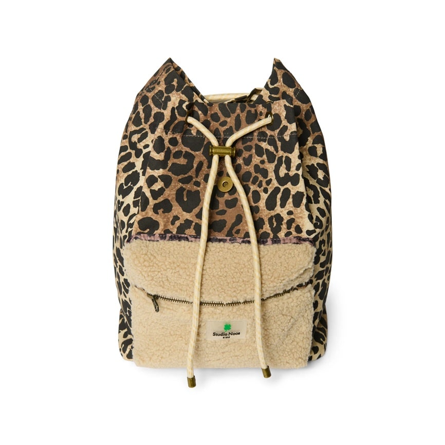 Rucksack Midi *Teddy Leopard*, Leo