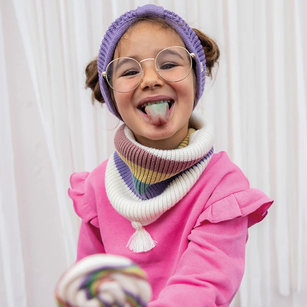 Rundschal *Loopi*, Regenbogen