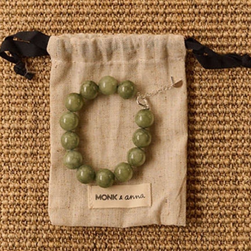 Armband *Peridot*, Perlen, Stein