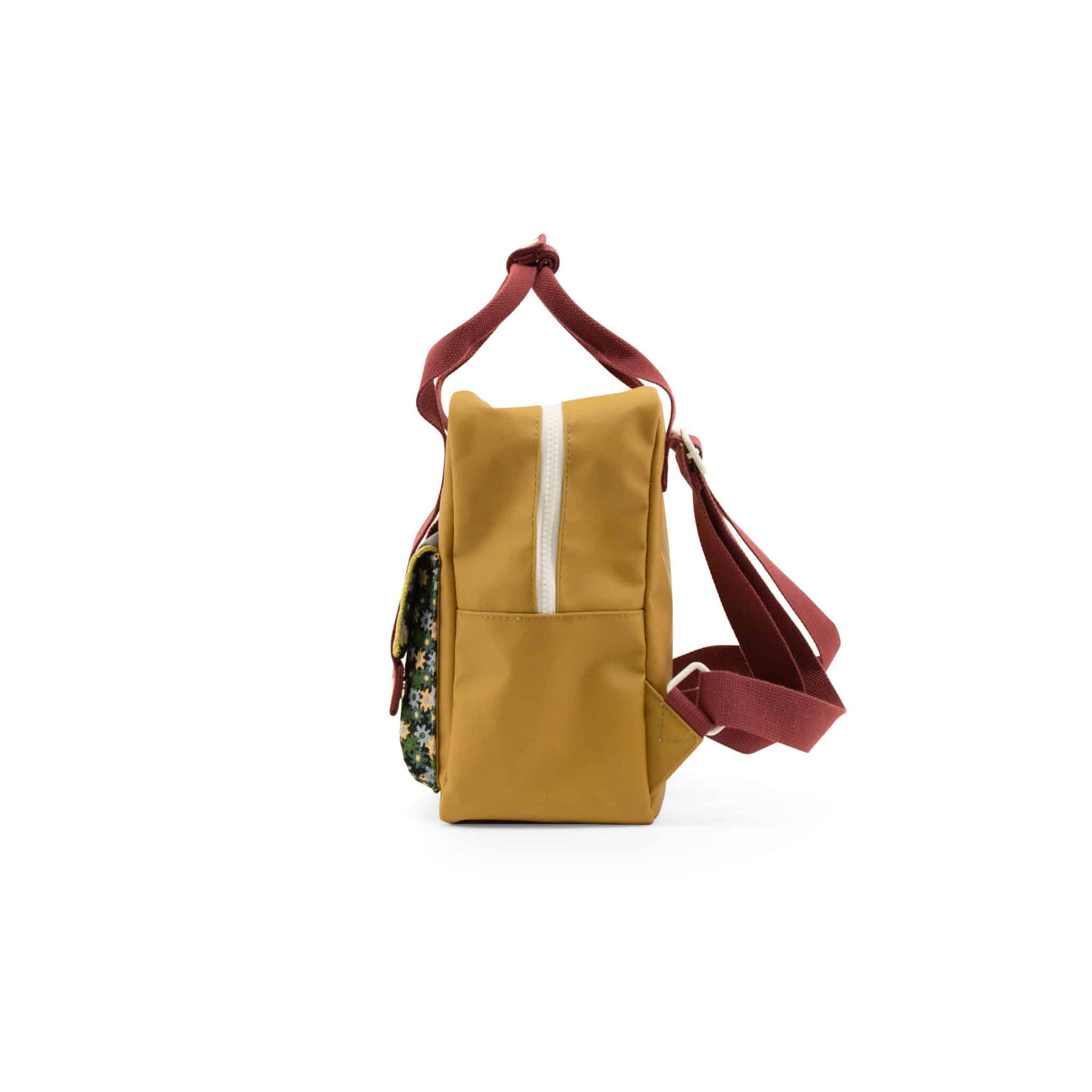 Kleiner Rucksack *Golden*, Inventor Green + Flowerfield