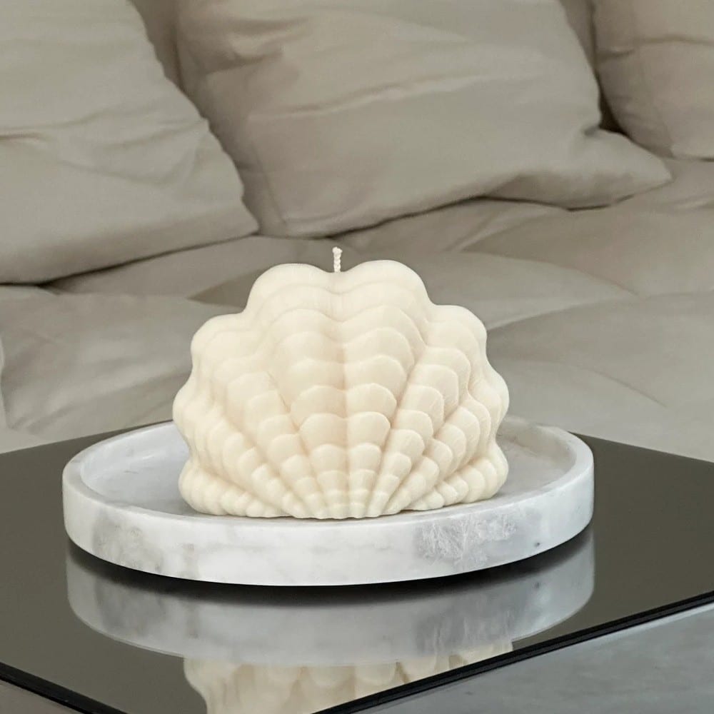 myKiro_muschelkerze_cremeweiss