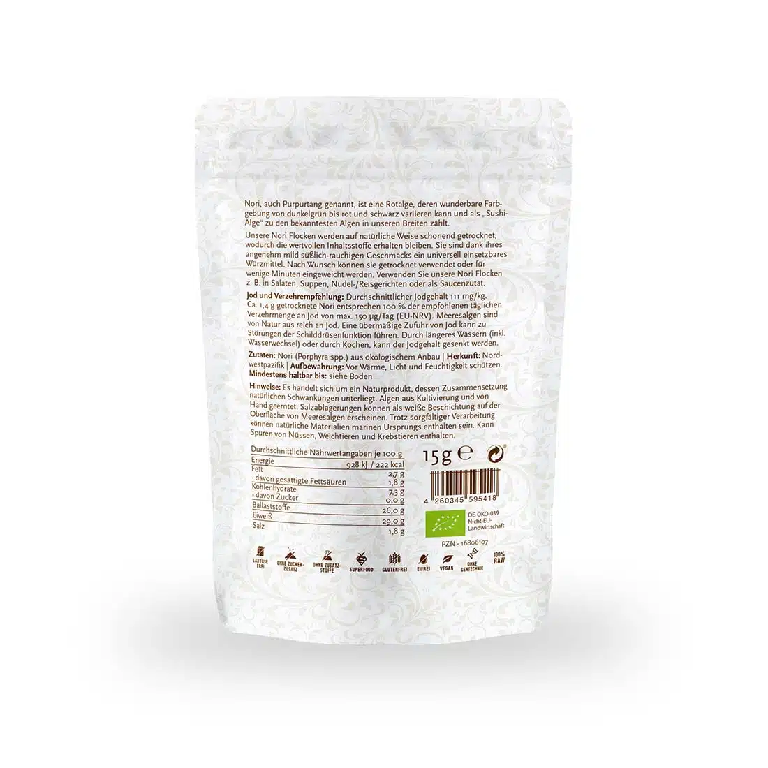 Bio Nori Flocken 15 g
