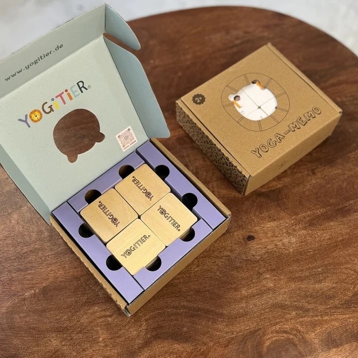 Yoga Memo aus Holz