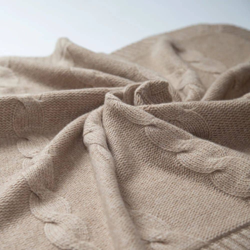 Babydecke *Jules*, Beige, Kaschmir