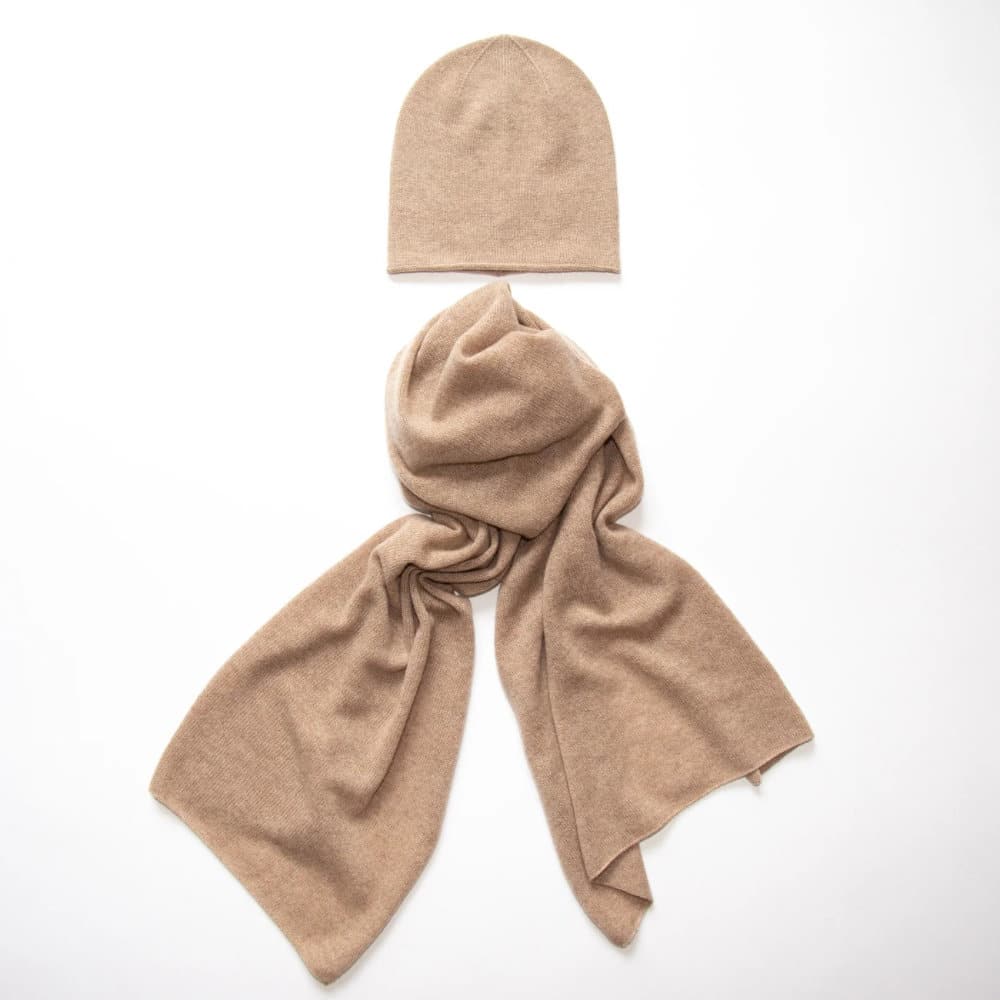 Mütze *Saskia*, Beige Melange, Kaschmir