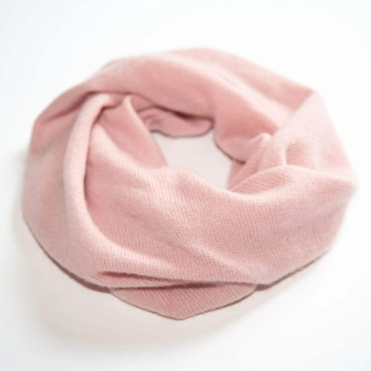 Rundschal *Saskia*, Cameo Rose, Kaschmir