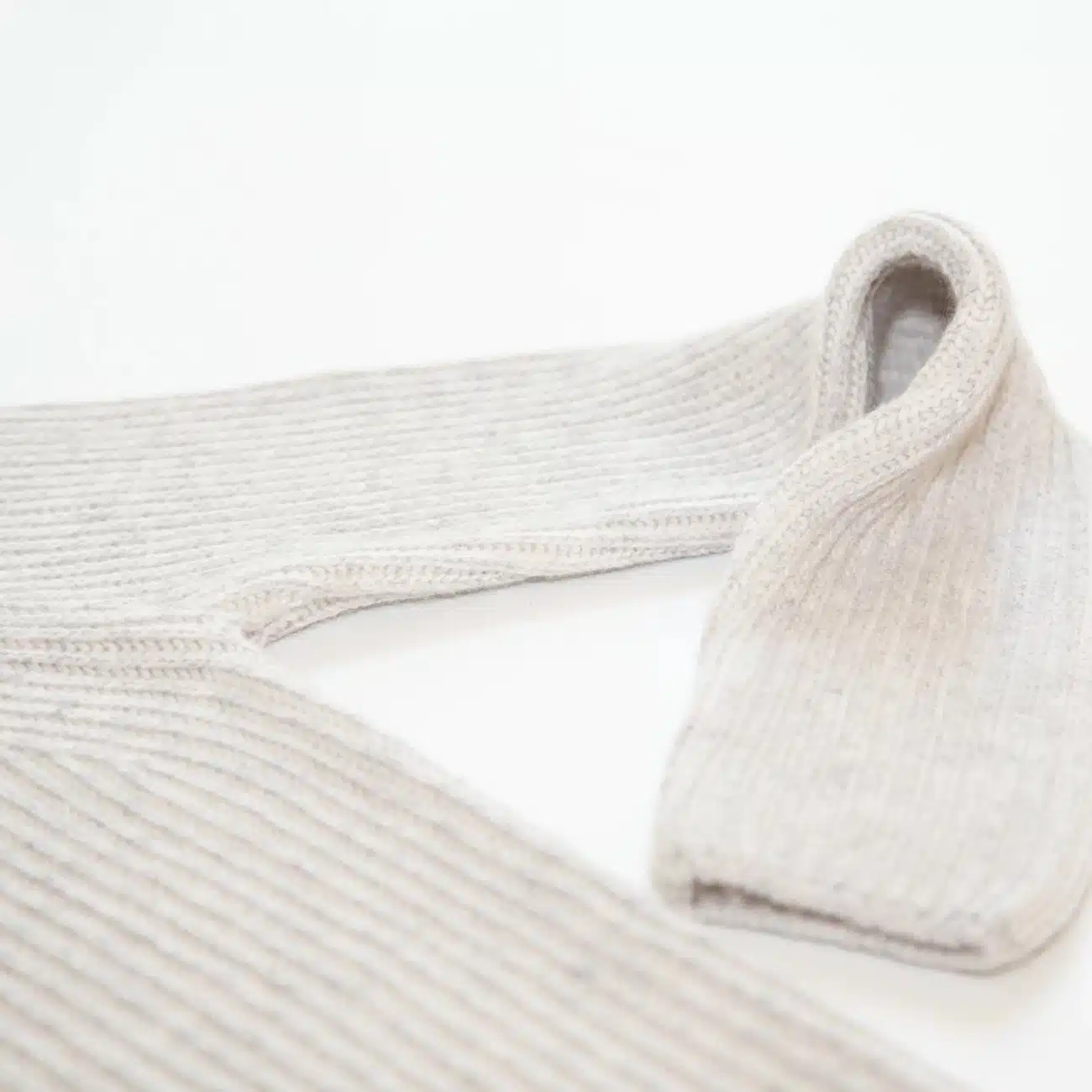Pullover *Maud*, Hellgrau & Weiß, Kaschmir