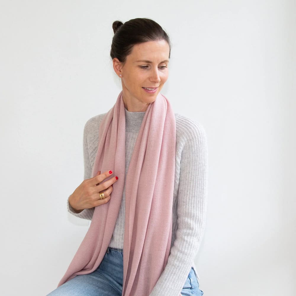 Schal Damen *Saskia*, Cameo Rose, Kaschmir