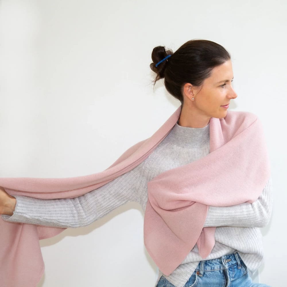 Schal Damen *Saskia*, Cameo Rose, Kaschmir