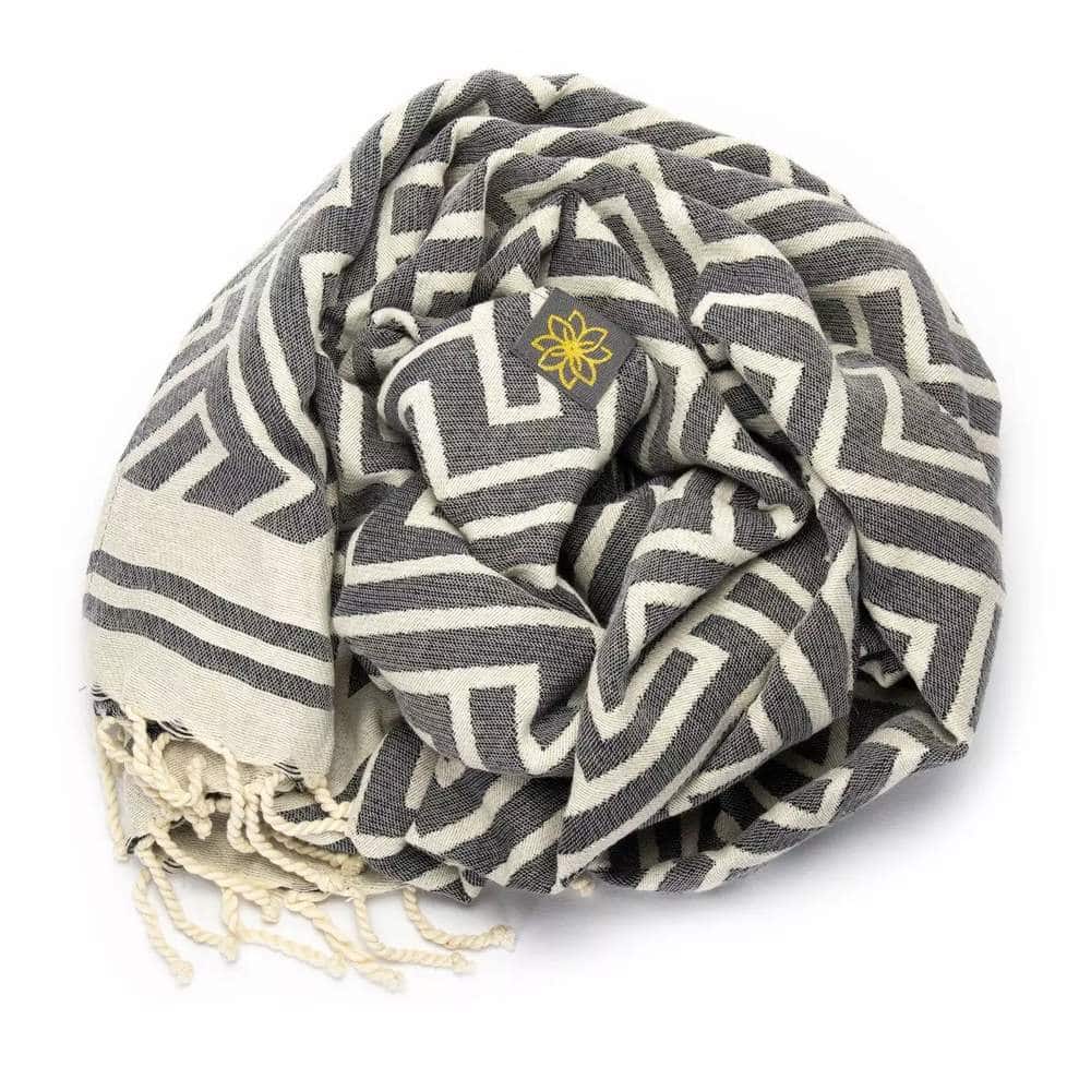 Tuch *Fouta* Hamamtuch Labyrinth, Midnight Sky 200x100cm