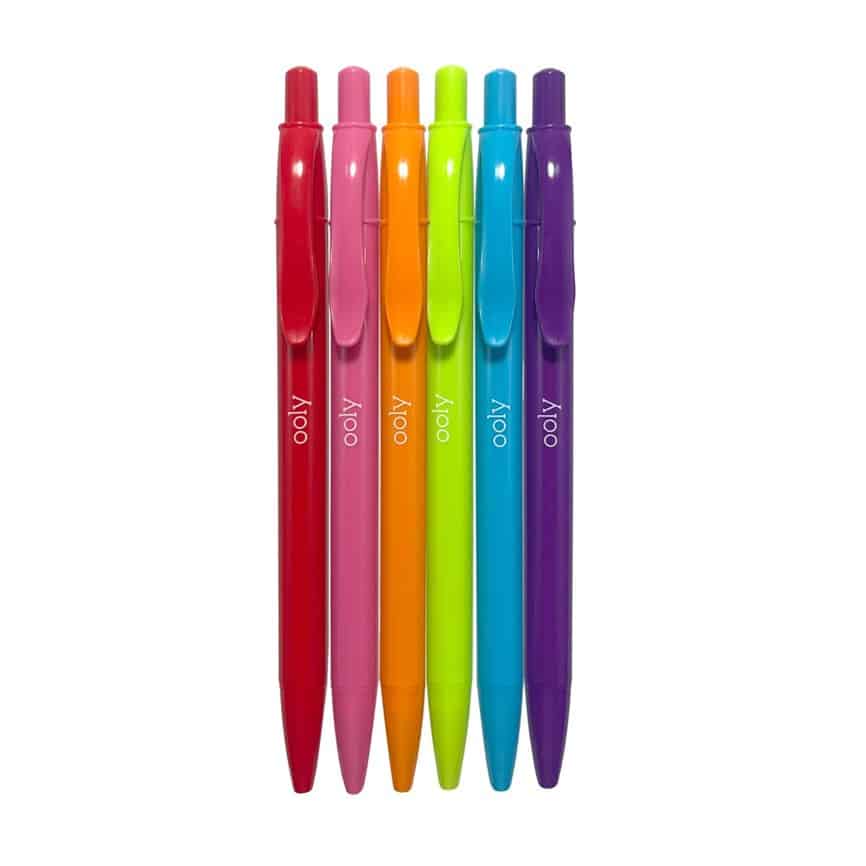 Kugelschreiber mit Farbtinte *Bright Writers*, 6er Set