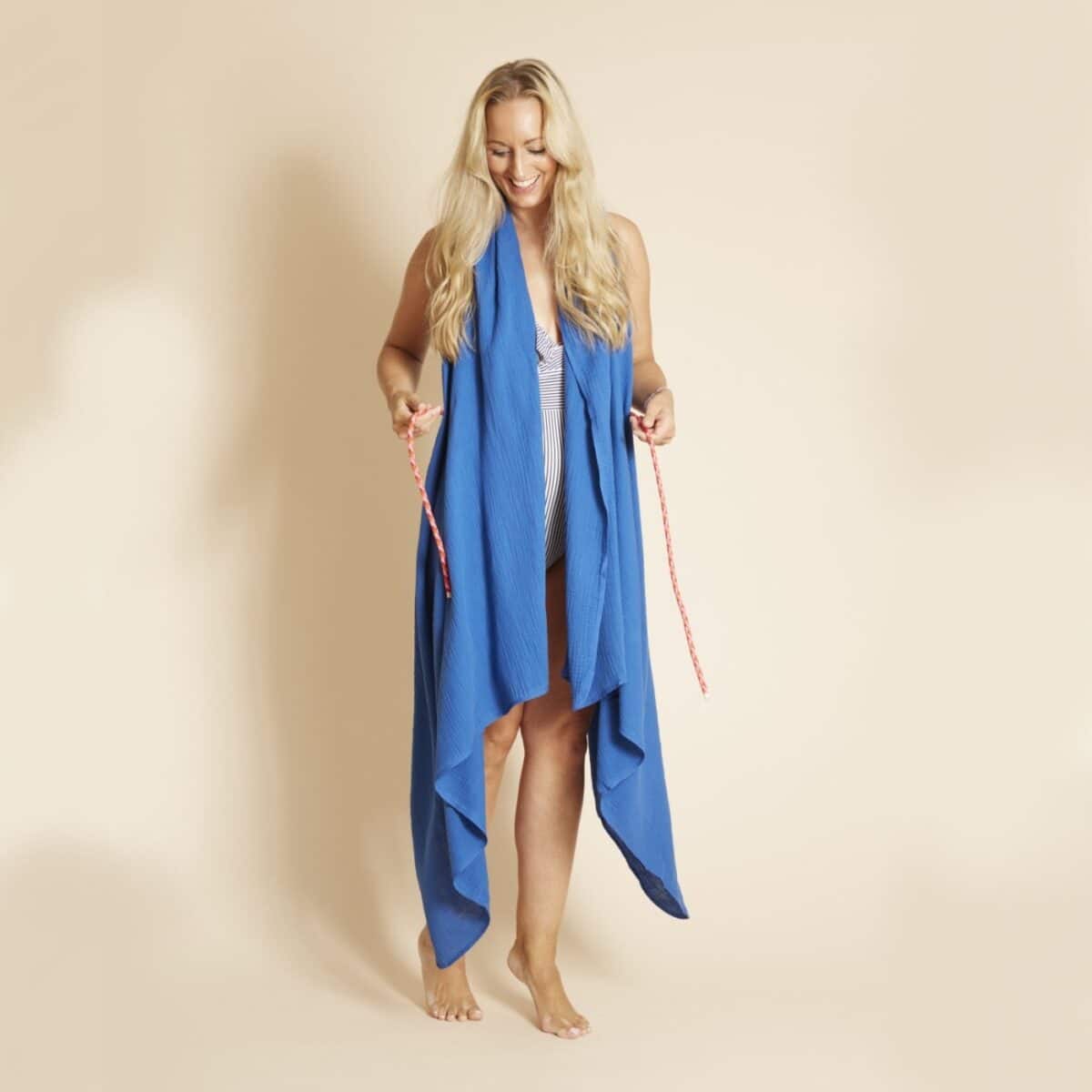 Strandtuch *Classic*, Shine Blue