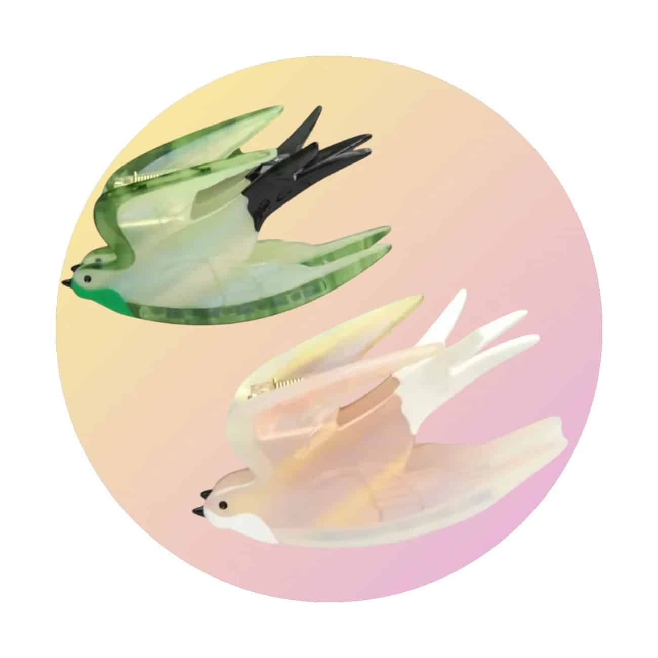 Haarklammer, Schwalbe Rosa