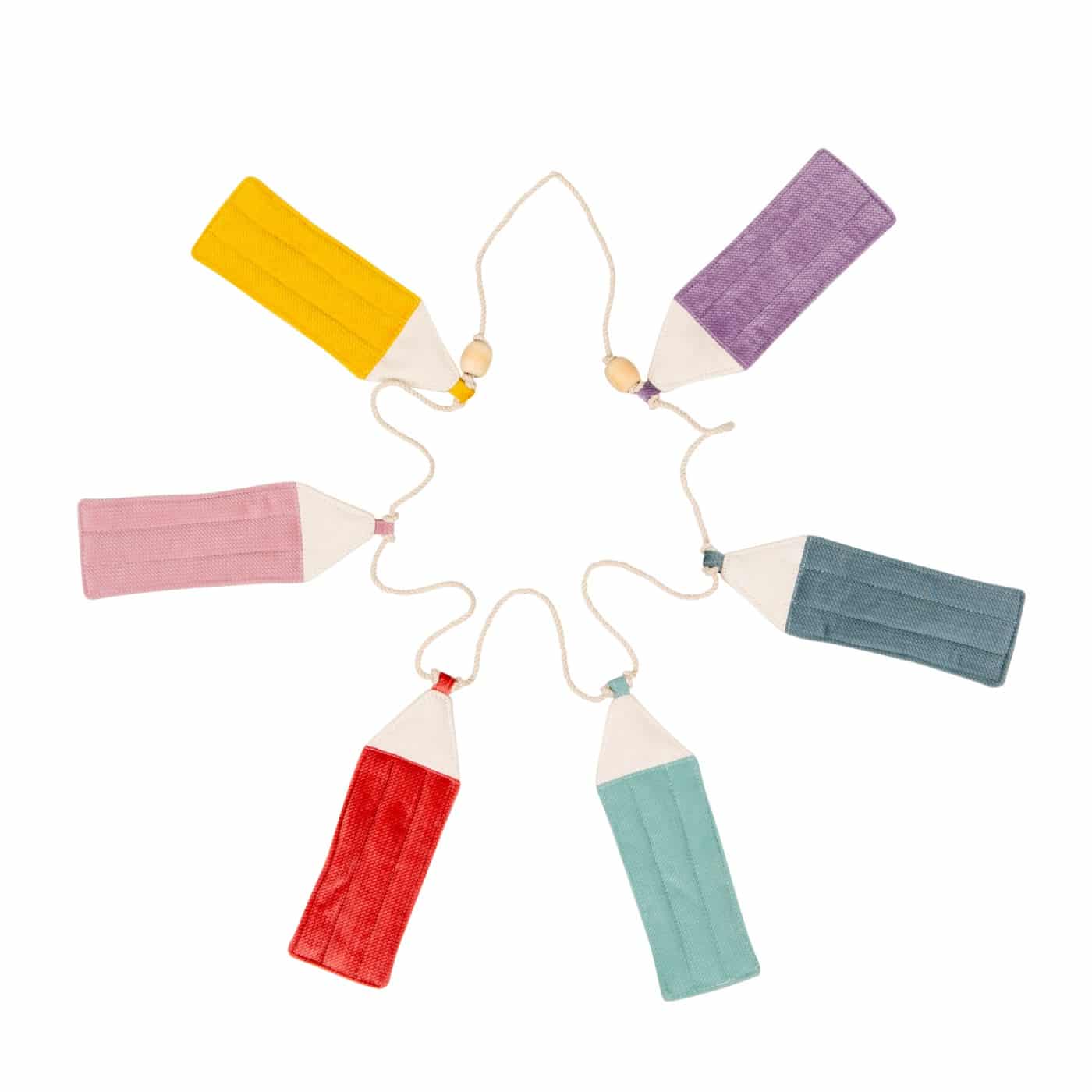 Girlande mit Buntstiften *Rainbow*, Bunt