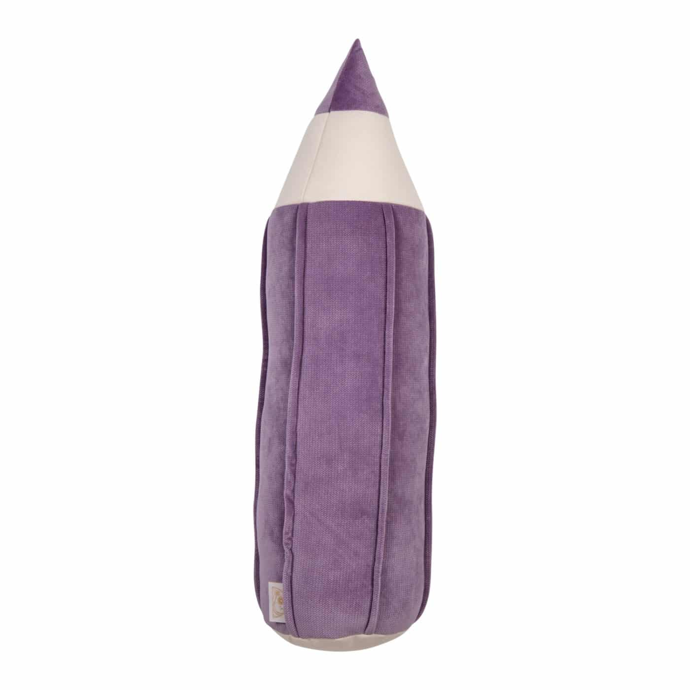 Buntstiftkissen aus Samt *Purple*