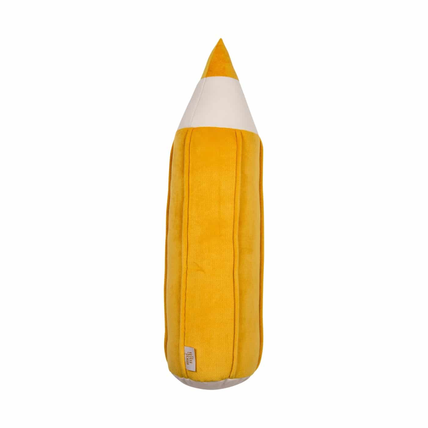 Buntstiftkissen aus Samt *Yellow*