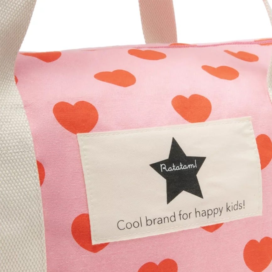 Bowling Tasche *Hearts*, Pink