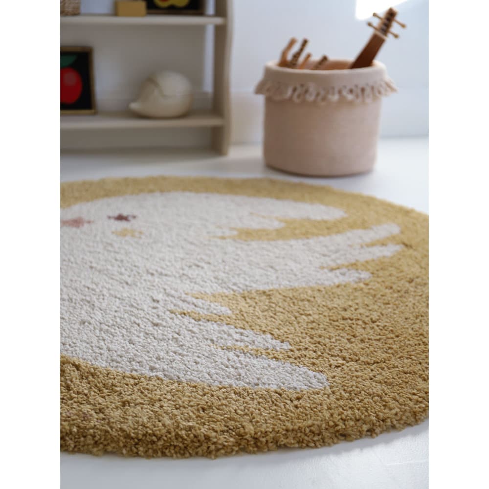 Kinderteppich *Bohemian Bird*, Honey Ø120cm