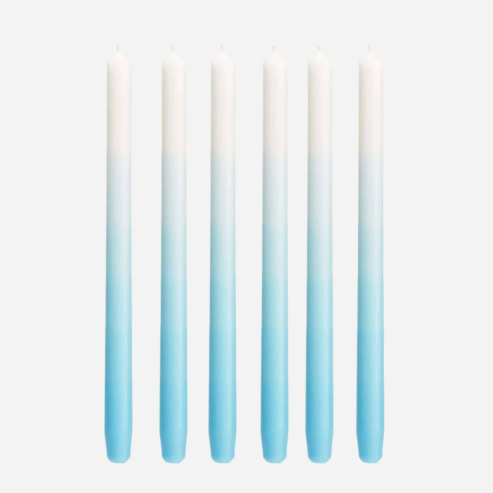 XXL Dip Dye Kerze *Blau*, 1 Stück