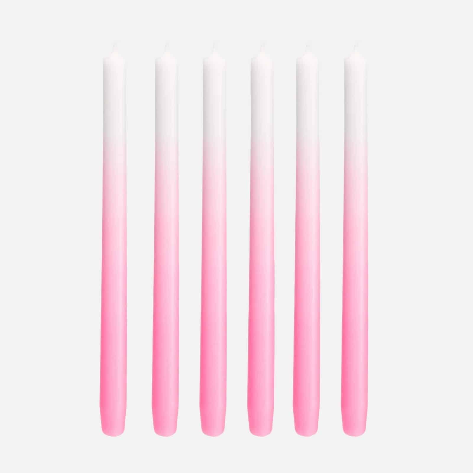XXL Dip Dye Kerze *Hot Pink*, 1 Stück