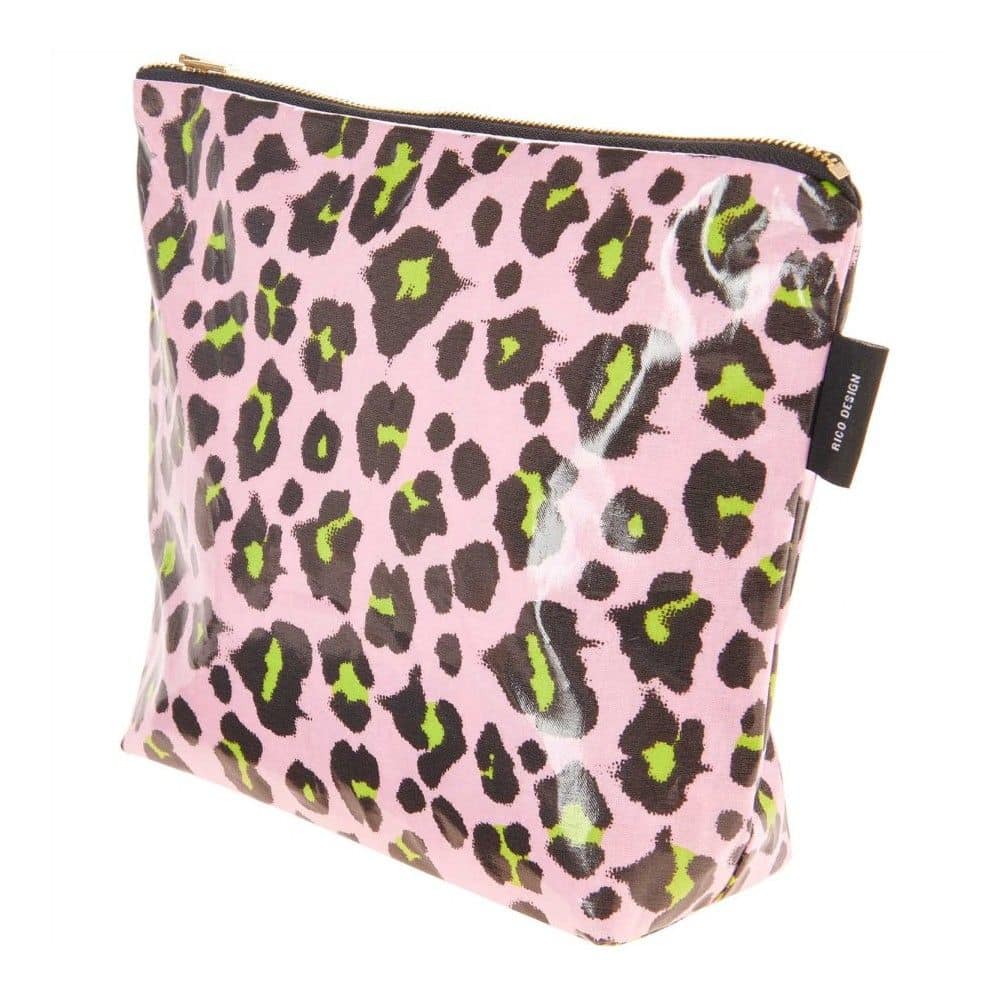 Kosmetiktasche Groß, Acid Leo, Rosa