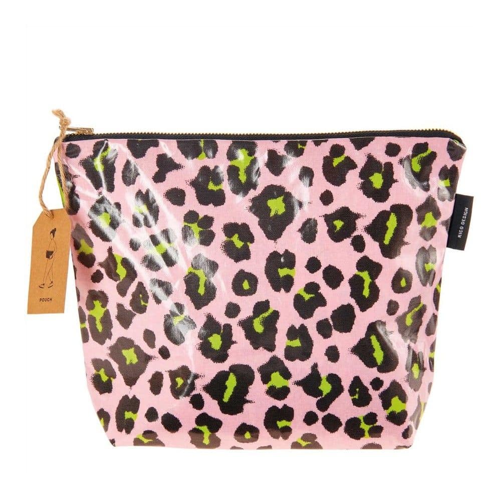 Kosmetiktasche Groß, Acid Leo, Rosa