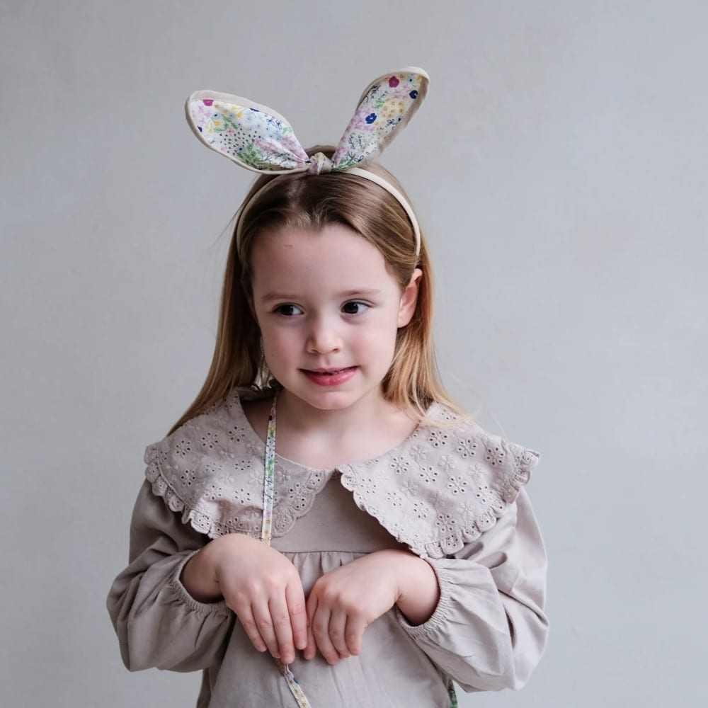 Haarreifen *Floral*, Hasenohren