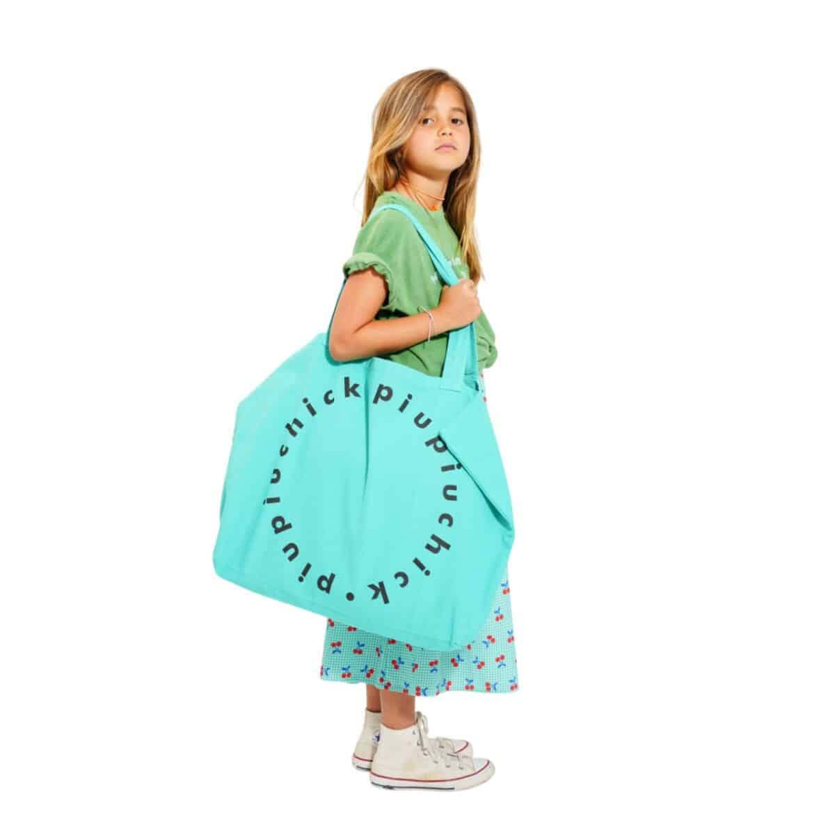 Tragetasche groß *XL Logo*, Turquoise