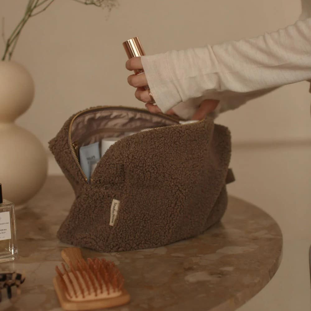 Kosmetiktasche *Teddy*, Beige