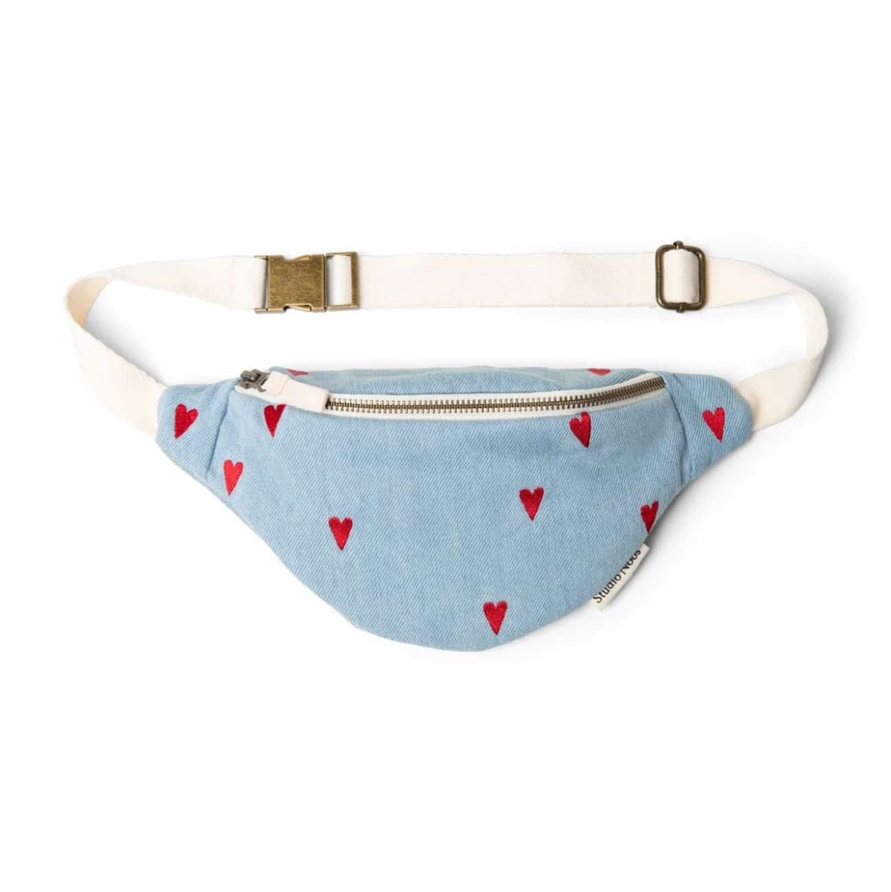 Bauchtasche Mini *Denim Hearts*, Denim