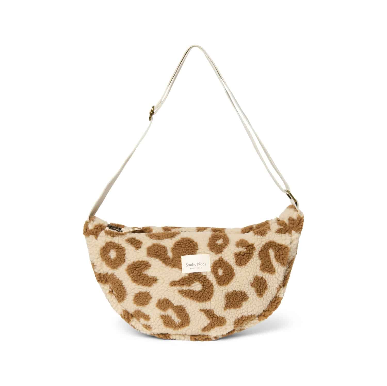 Bauchtasche, Fanny Pack *Teddy Leopard*, Ecru