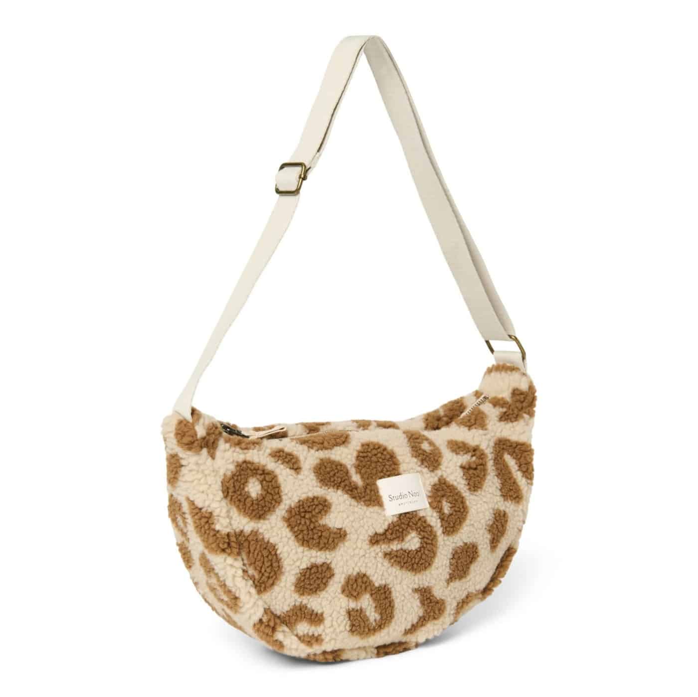 Bauchtasche, Fanny Pack *Teddy Leopard*, Ecru