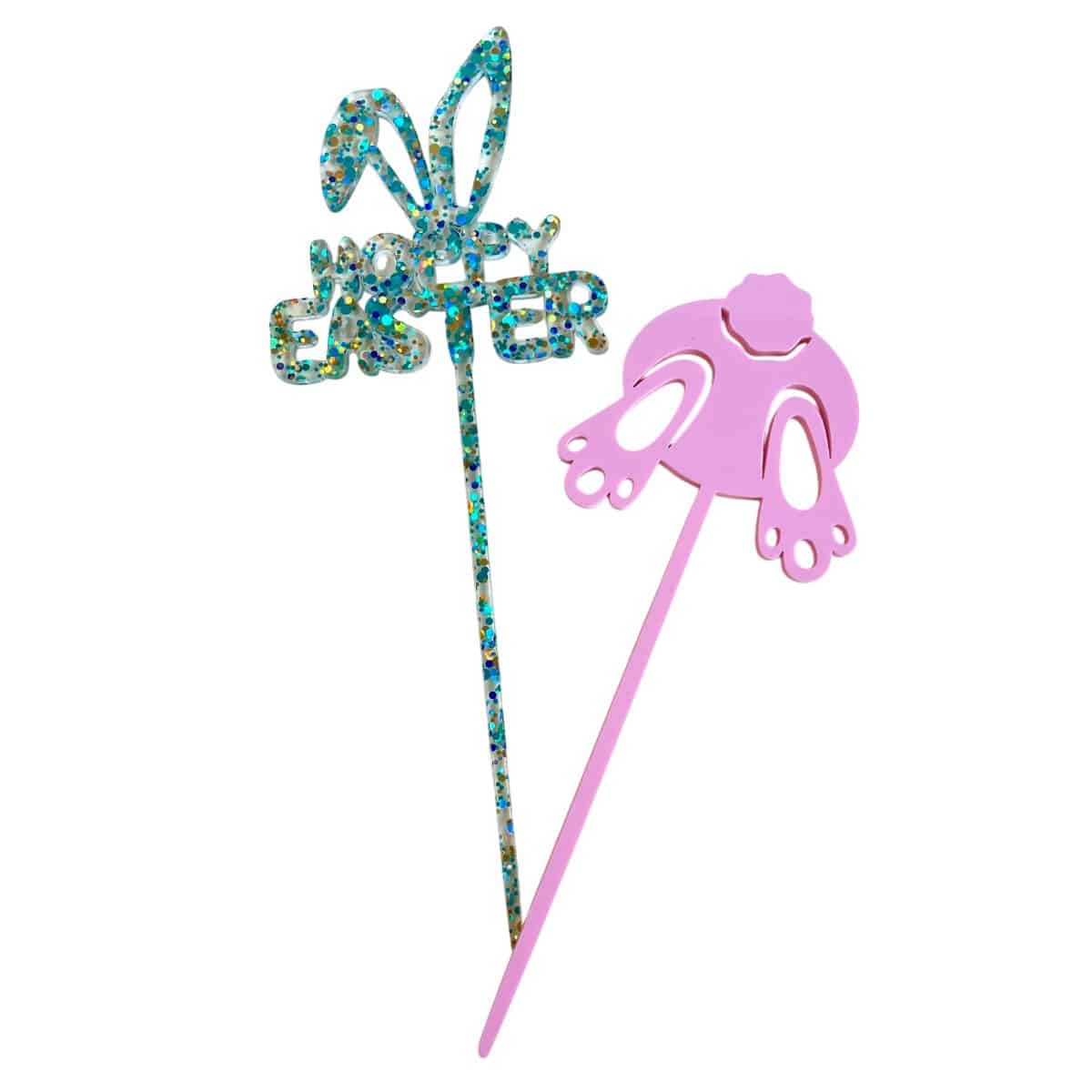 Cake Topper, Ostern, 2er Set