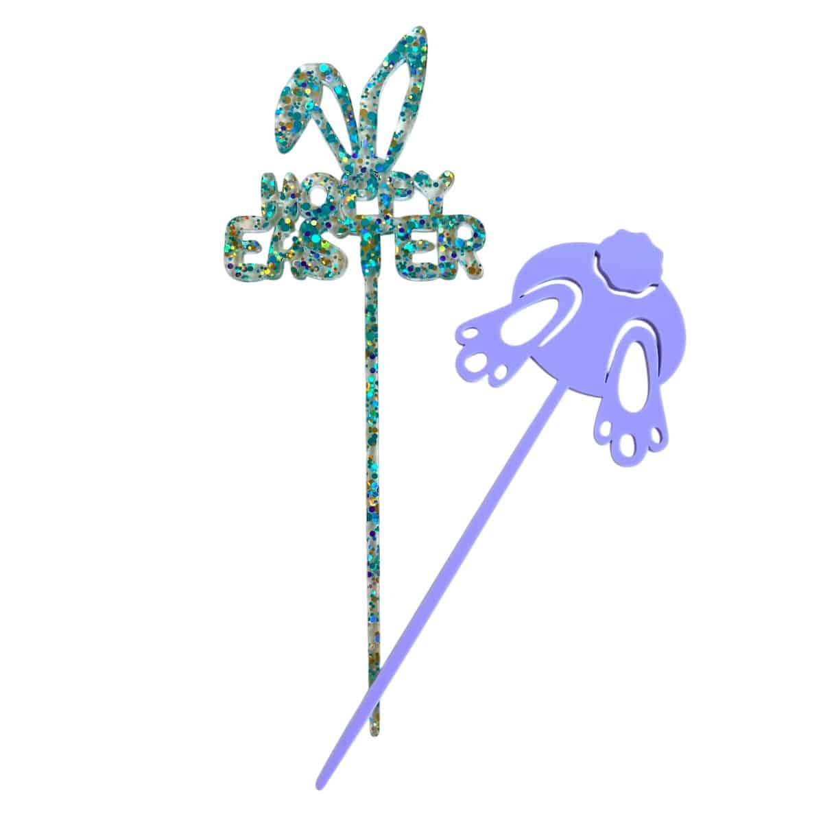 Cake Topper, Ostern, 2er Set