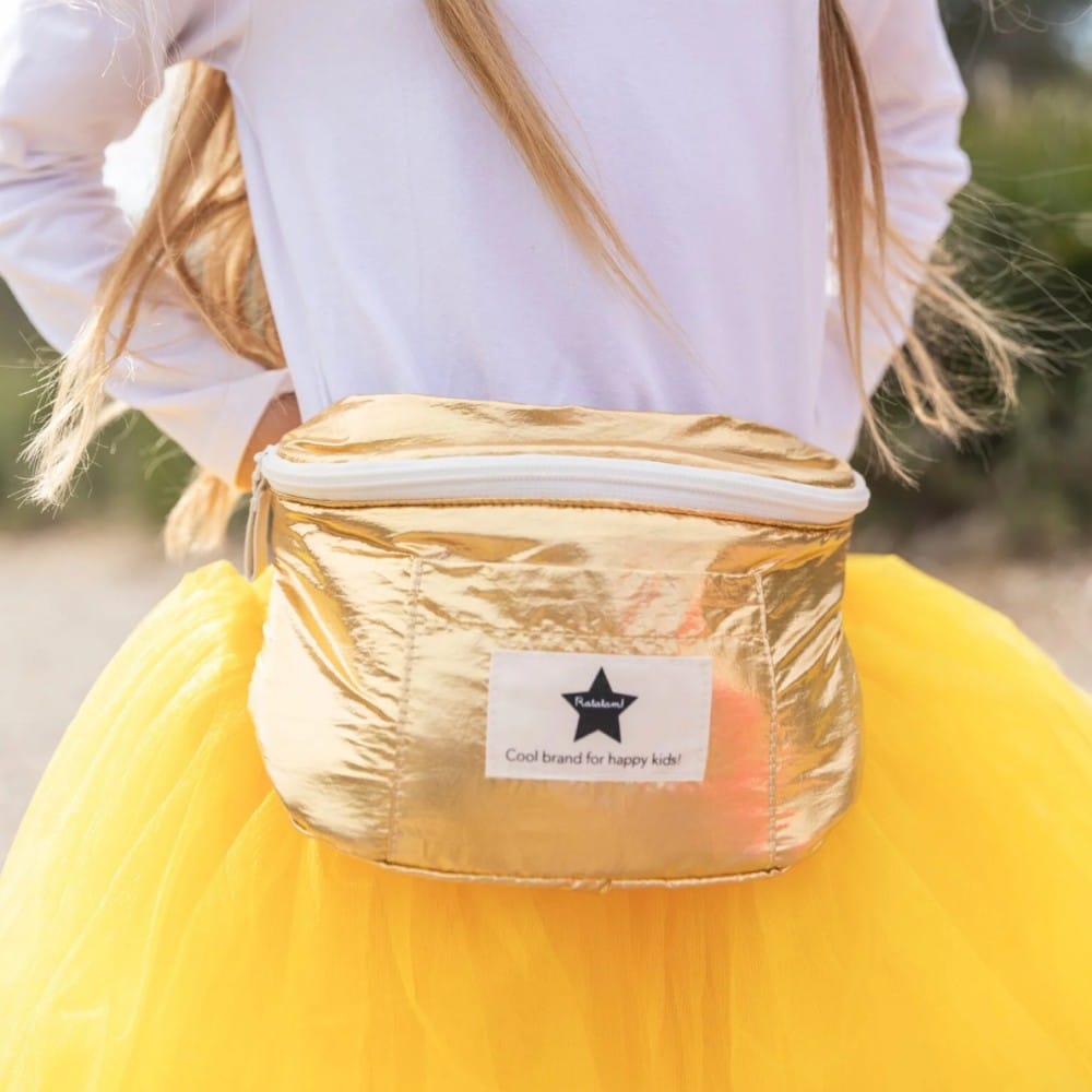 Bauchtasche *Metallic*, Gold