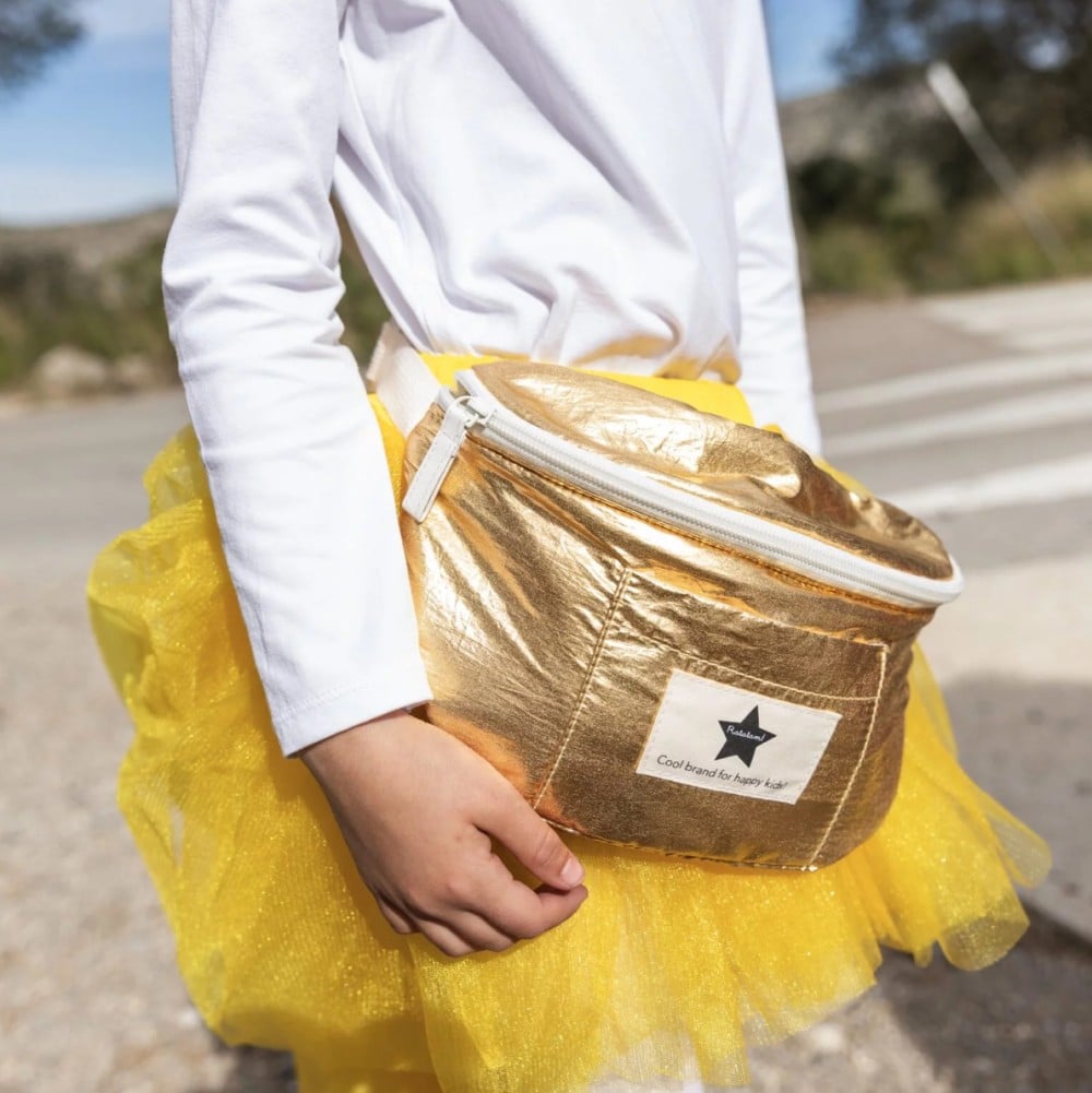Bauchtasche *Metallic*, Gold