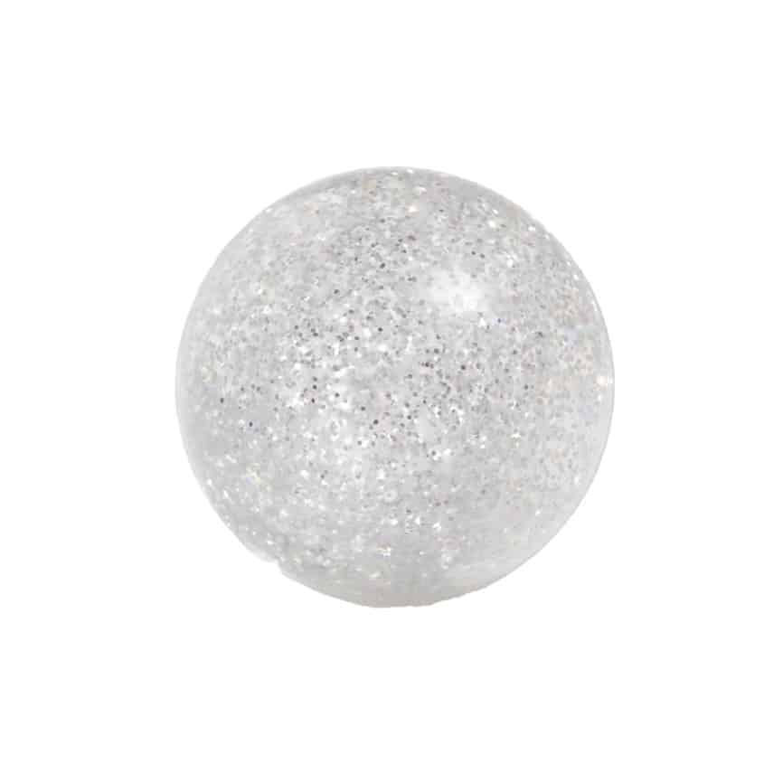 Springball Flummi *Maus*, Silver, 4,3cm