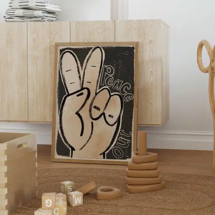 Poster *Peace Out*, 50x70cm