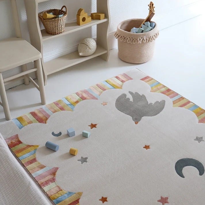 Kinderteppich *Dancing Birds*, 120x170cm