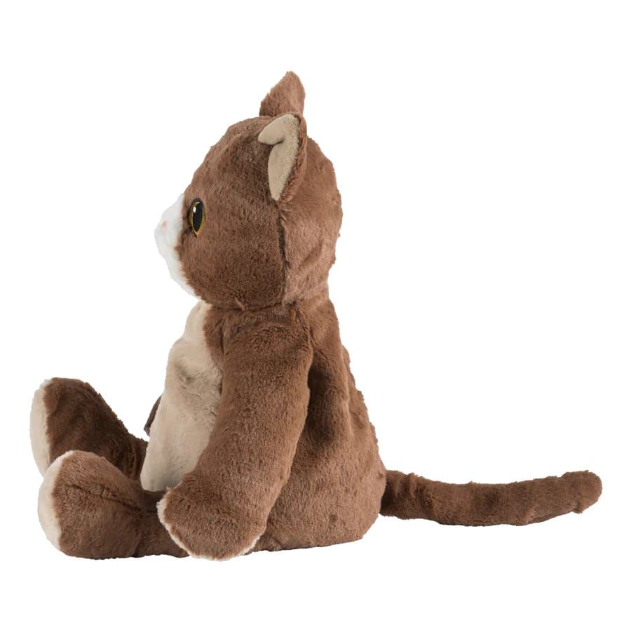 Katze sitzend mit Hirsekorn-Lavendel-Füllung
