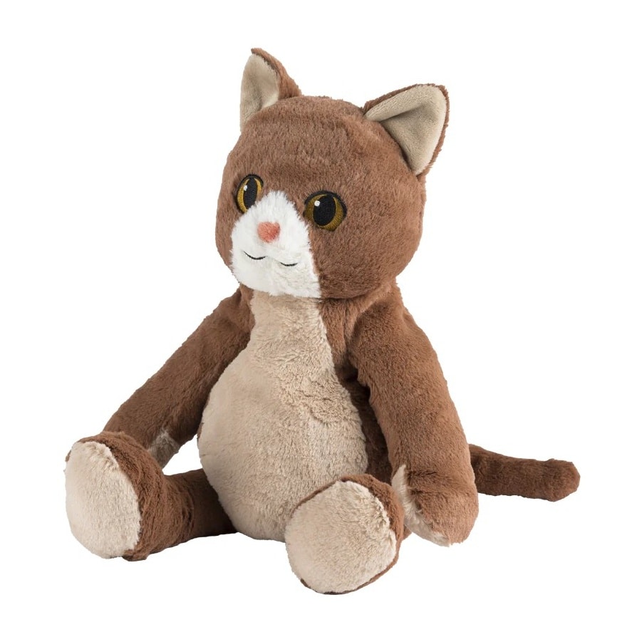 Katze sitzend mit Hirsekorn-Lavendel-Füllung