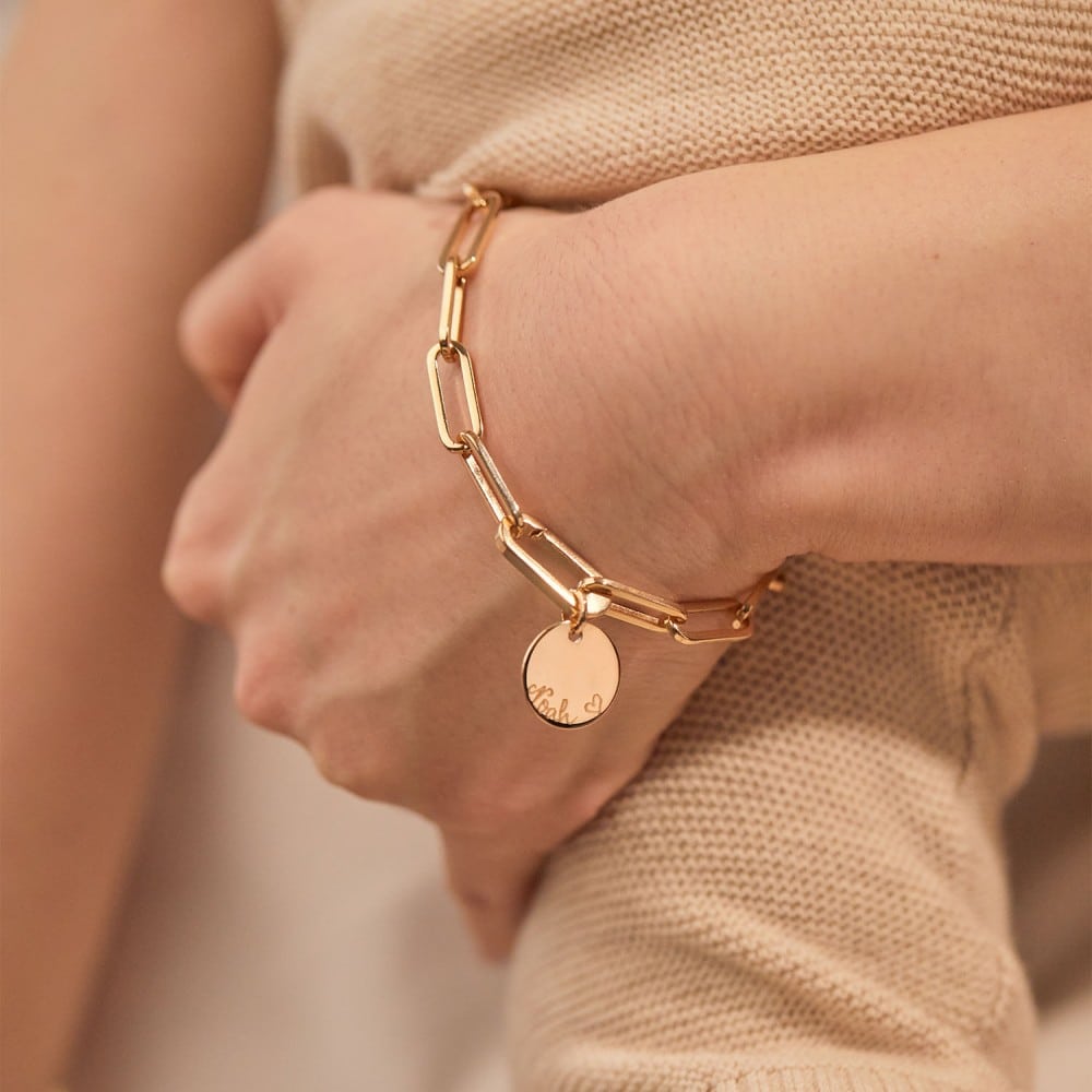 Personalisiertes Love Links Gliederarmband