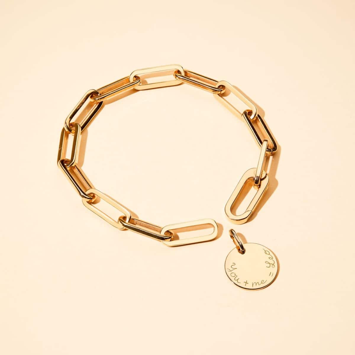 Personalisiertes Love Links Gliederarmband
