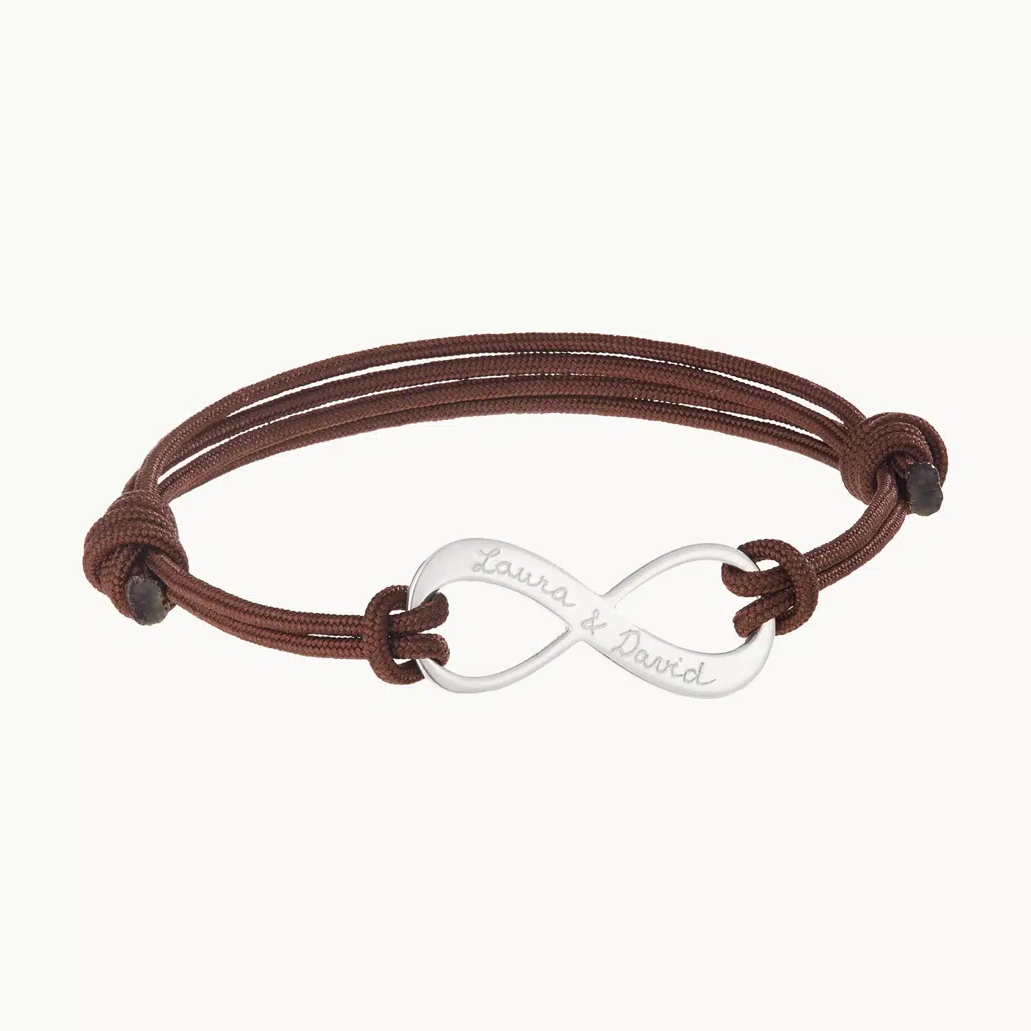 MerciMaman_infinity-bracelet-chocolate-silver