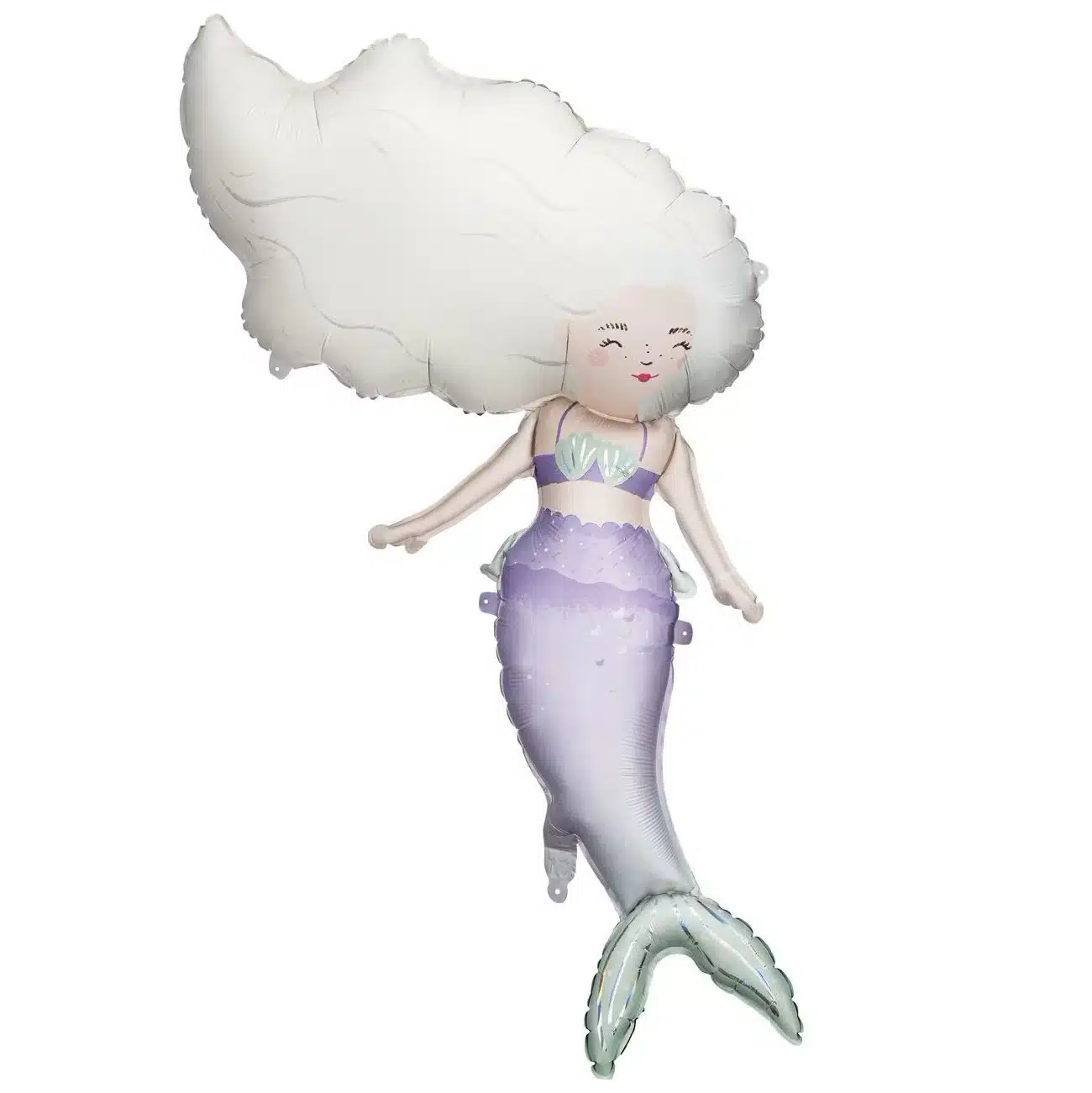 LetsPartyBox_folienballon_mermaid_lila