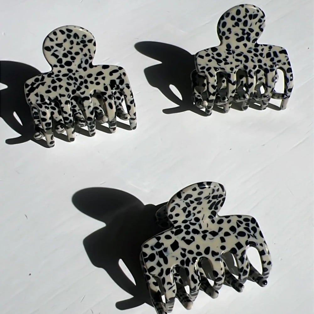 Haarklammer, Fun Dots Creme, Small