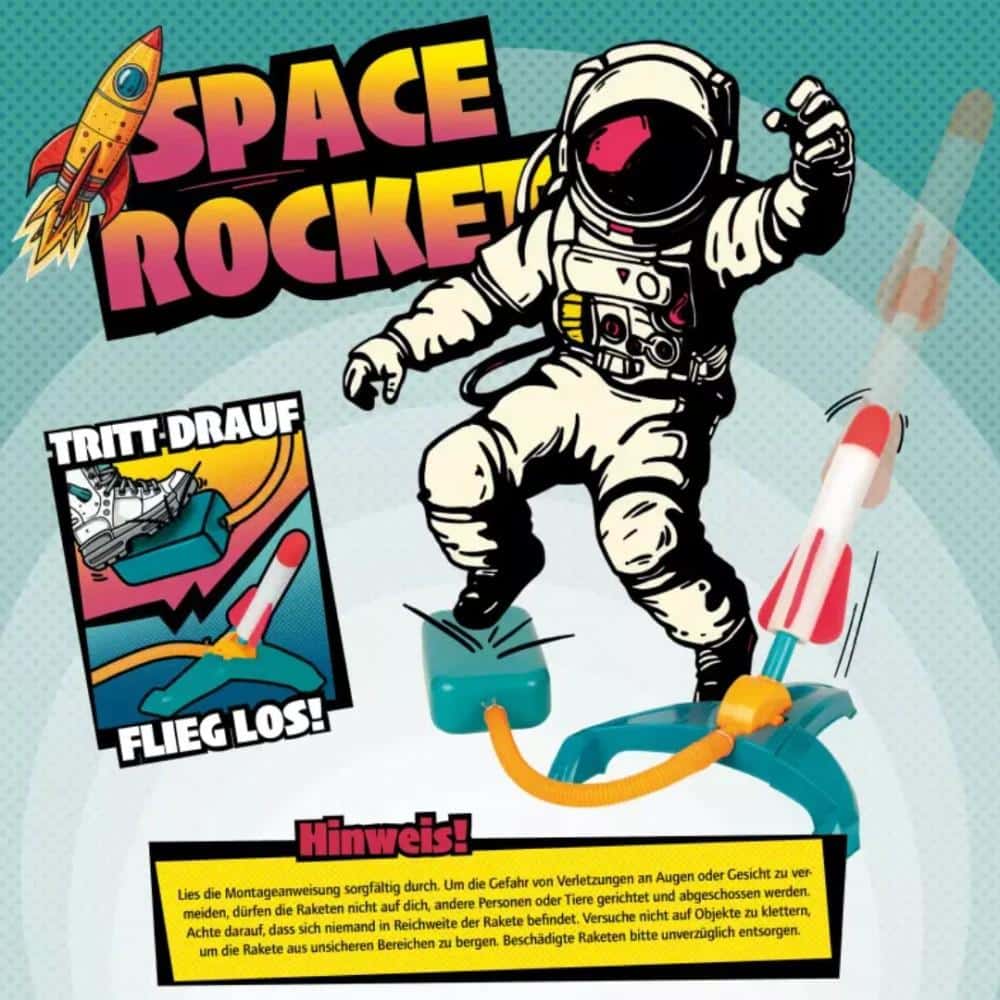 Space Rocket Luftdruckrakete
