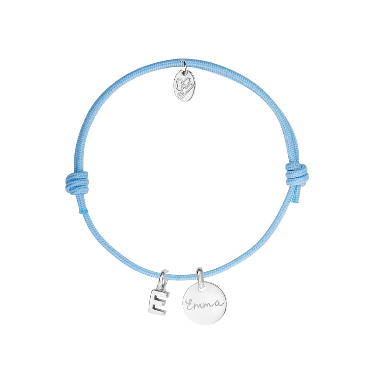 Personalisiertes Mini Buchstaben Armband in 925er Sterlingsilber