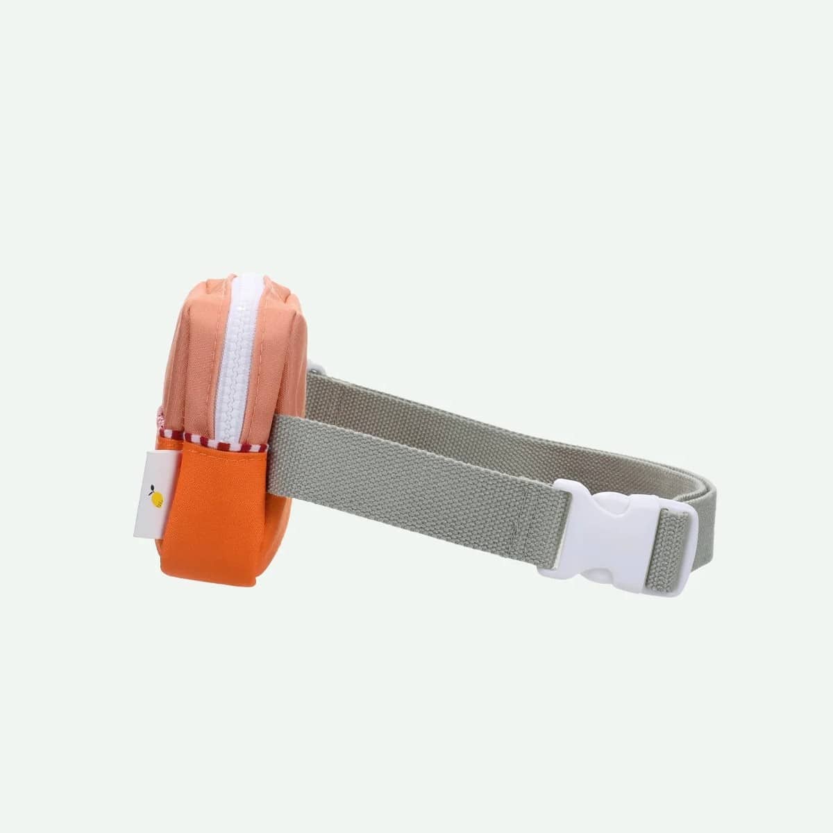 Bauchtasche *Colourblocking*, Coral Pink + Lifebuoy Orange